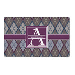 Knit Argyle 3' x 5' Patio Rug (Personalized)