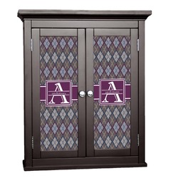 Knit Argyle Cabinet Decal - XLarge (Personalized)