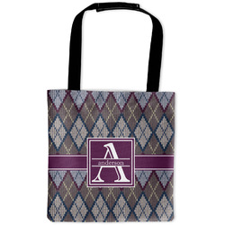 Knit Argyle Auto Back Seat Organizer Bag (Personalized)