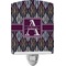 Knit Argyle Ceramic Night Light (Personalized)