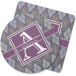 Knit Argyle Rubber Backed Coaster (Personalized)