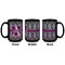 Knit Argyle Coffee Mug - 15 oz - Black APPROVAL