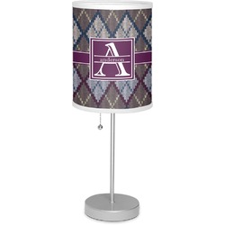 Knit Argyle 7" Drum Lamp with Shade (Personalized)