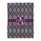 Knit Argyle Duvet Cover - Twin XL - Front