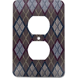 Knit Argyle Electric Outlet Plate