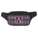 Knit Argyle Fanny Pack - Modern Style (Personalized)