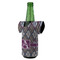 Knit Argyle Jersey Bottle Cooler - ANGLE (on bottle)