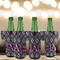 Knit Argyle Jersey Bottle Cooler - Set of 4 - LIFESTYLE