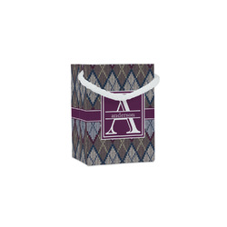 Knit Argyle Jewelry Gift Bags - Matte (Personalized)