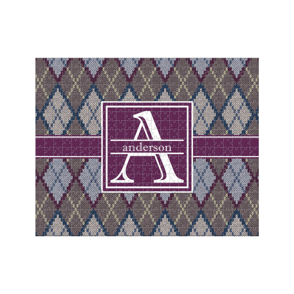 Custom Knit Argyle 500 pc Jigsaw Puzzle (Personalized)