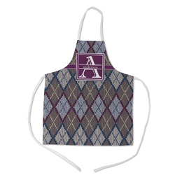 Knit Argyle Kid's Apron - Medium (Personalized)