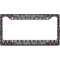 Knit Argyle License Plate Frame Wide