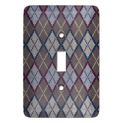 Knit Argyle Light Switch Cover (Single Toggle)