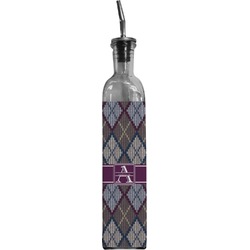 Knit Argyle Oil Dispenser Bottle (Personalized)