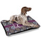 Knit Argyle Outdoor Dog Beds - Large - IN CONTEXT