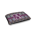 Knit Argyle Outdoor Dog Bed - Small (Personalized)