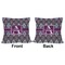 Knit Argyle Outdoor Pillow - 18x18