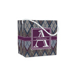 Knit Argyle Party Favor Gift Bags - Matte (Personalized)