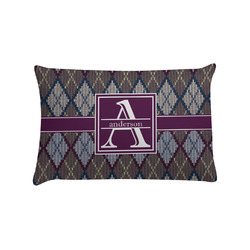 Knit Argyle Pillow Case - Standard (Personalized)