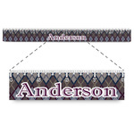 Knit Argyle Plastic Ruler - 12" (Personalized)