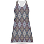 Knit Argyle Racerback Dress