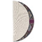 Knit Argyle Round Linen Placemats - HALF FOLDED (single sided)