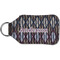 Knit Argyle Sanitizer Holder Keychain - Small (Back)