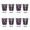 Knit Argyle Shot Glass - White - Set of 4 - APPROVAL