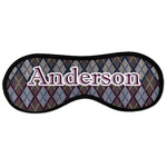 Knit Argyle Sleeping Eye Masks - Large (Personalized)