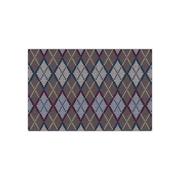 Custom Knit Argyle Small Tissue Papers Sheets - Heavyweight