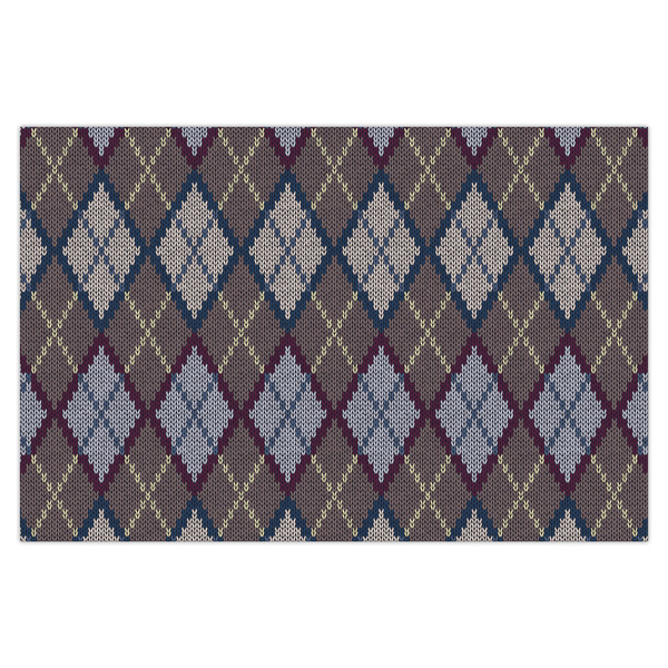 Custom Knit Argyle X-Large Tissue Papers Sheets - Heavyweight