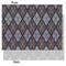 Knit Argyle Tissue Paper - Lightweight - Medium - Front & Back