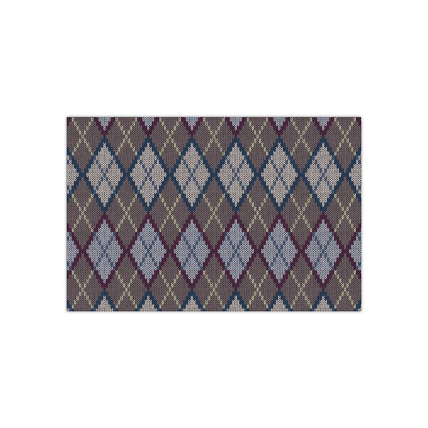 Custom Knit Argyle Small Tissue Papers Sheets - Lightweight