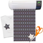 Knit Argyle Heat Transfer Vinyl Sheet (12"x18")