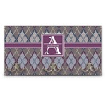 Knit Argyle Wall Mounted Coat Rack (Personalized)