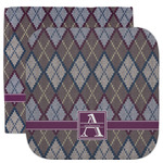 Knit Argyle Facecloth / Wash Cloth (Personalized)