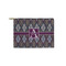 Knit Argyle Zipper Pouch Small (Front)