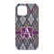 Knit Argyle iPhone 13 Pro Tough Case - Back