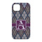 Knit Argyle iPhone 14 Tough Case - Back