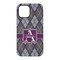 Knit Argyle iPhone 15 Tough Case - Back