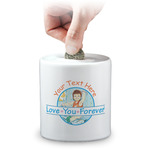 Love You Forever Coin Bank (Personalized)