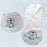 Love You Forever Burp Pads - Velour - Set of 2 w/ Name or Text