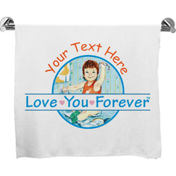 Love You Forever Bath Towel w/ Name or Text