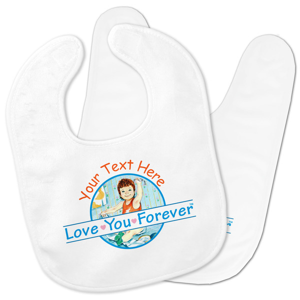 Custom Love You Forever Baby Bib w/ Name or Text