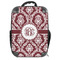 Maroon & White 18" Hard Shell Backpacks - FRONT