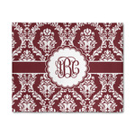 Maroon & White 8' x 10' Indoor Area Rug (Personalized)