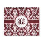 Maroon & White 8' x 10' Patio Rug (Personalized)