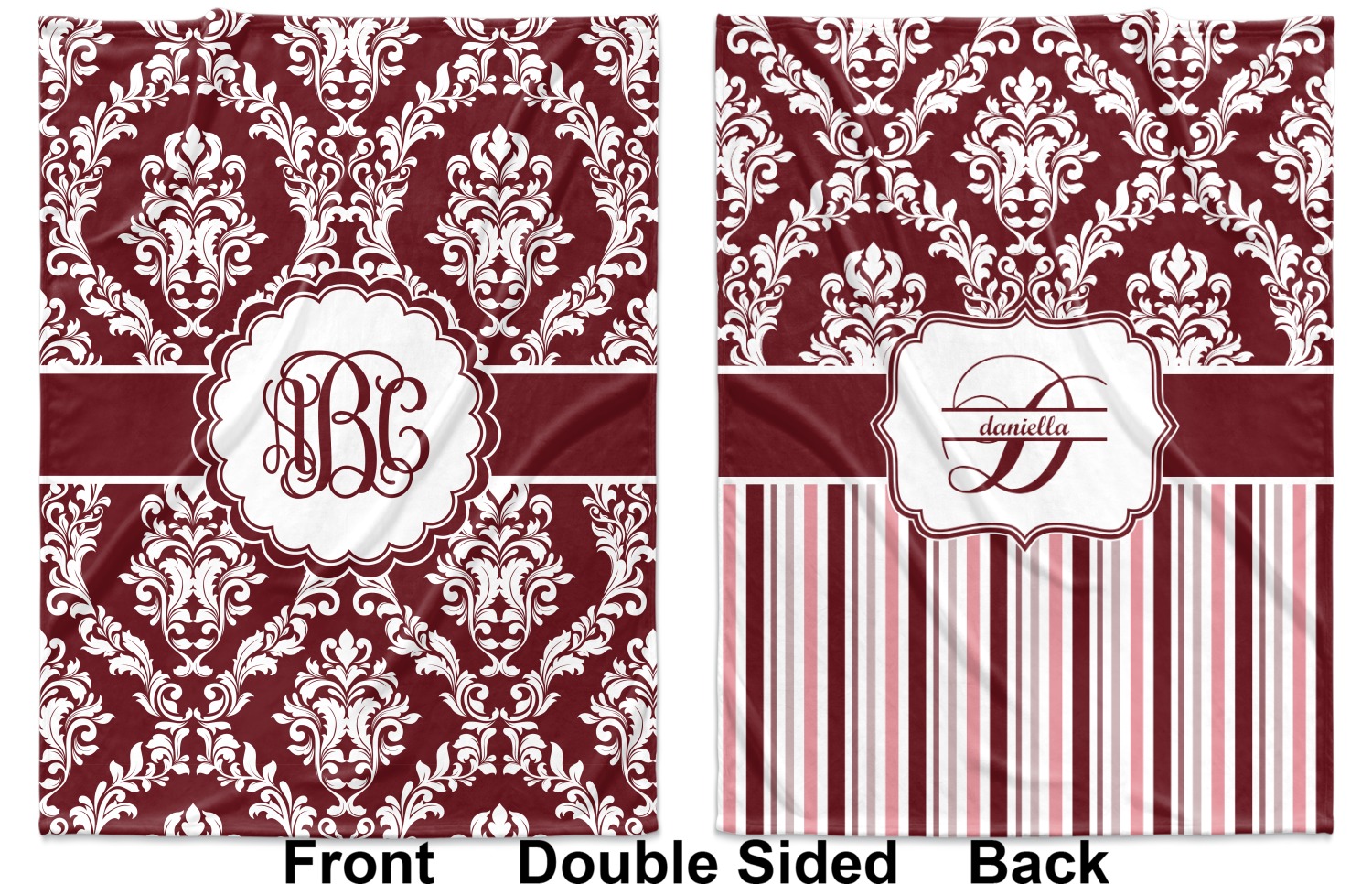 Maroon baby online blanket