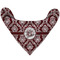 Maroon & White Bandana Flat Approval