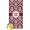 Maroon & White Beach Towel w/ Beach Ball